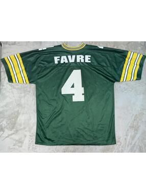 VTG 90'S Logo Athletic NFL Green Bay Packers Brett Favre #4 Jersey XL - NWOT